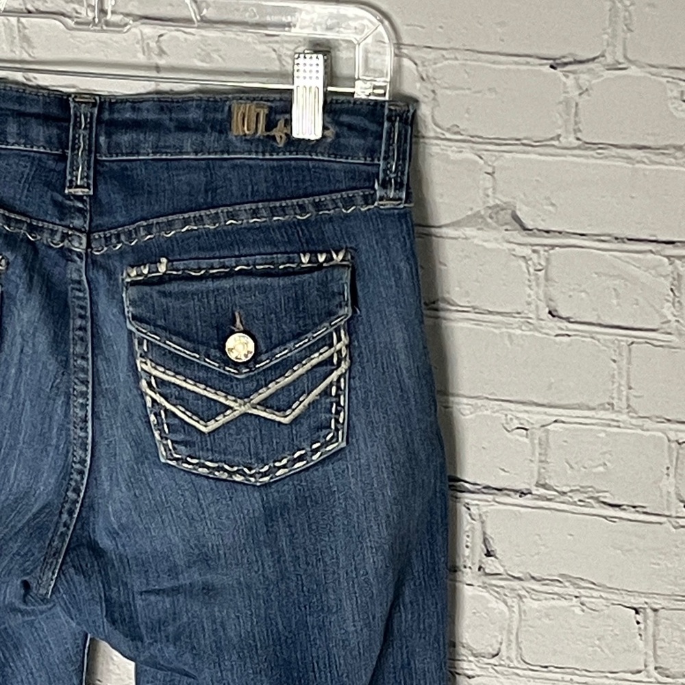 Kut from the Kloth Blue Flare & Wide Leg Jeans - Picture 4 of 5